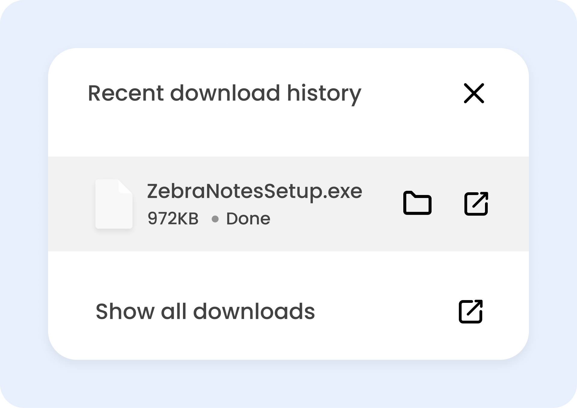Open the Zebra Notes setup file